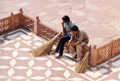 Indian Sweepers, Taj Mahal, India