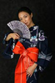 Japanese Woman in Traditional Kimono
